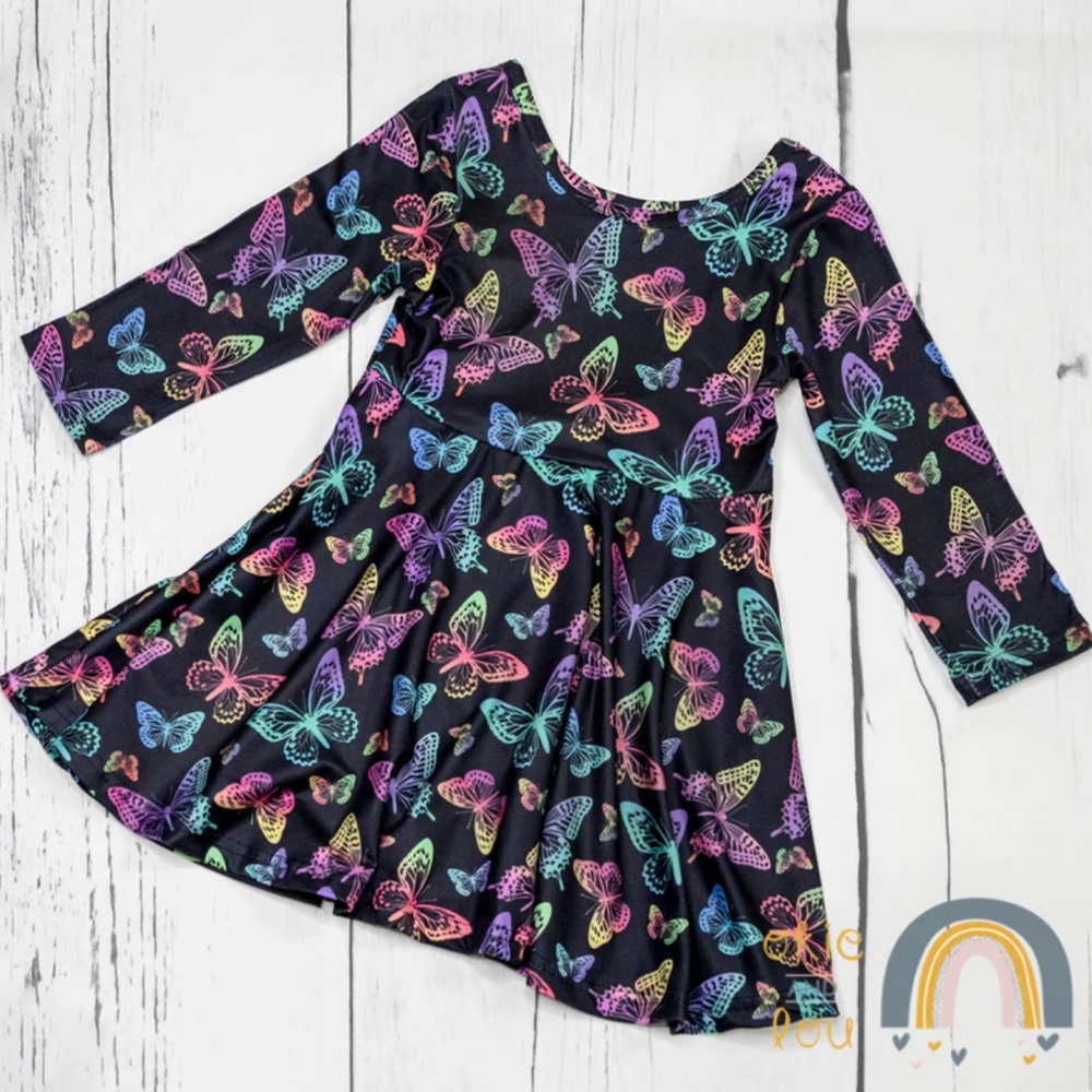 Okie and Lou Iridescent Butterfly Dress